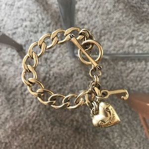 JUICY COUTURE banner heart starter bracelet!
